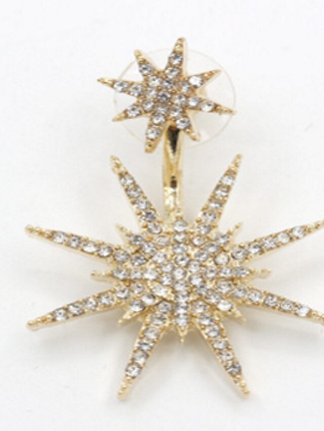 1PC Women's Earrings Chic & Modern Party Star Earring / Wedding / Gold / Silver / Fall / Winter